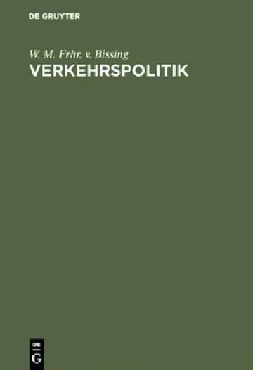 Cover of Verkehrspolitik