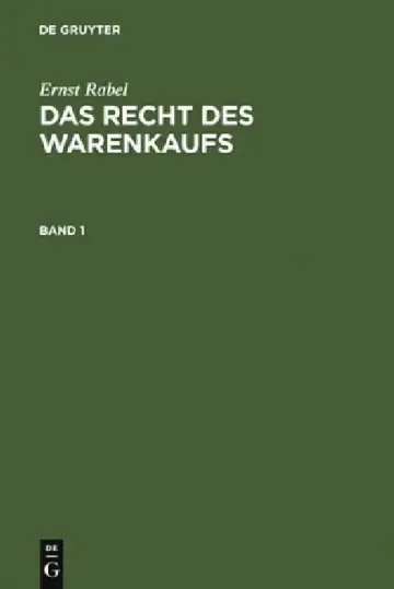 Cover of Rabel, Ernst; Rabel, Ernst