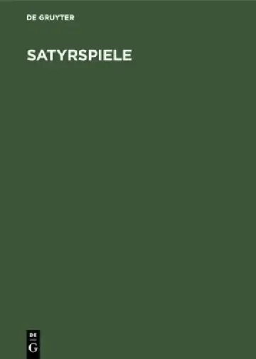 Cover of Satyrspiele