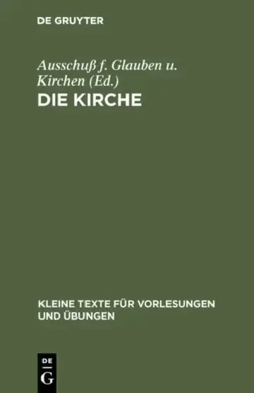 Cover of Die Kirche