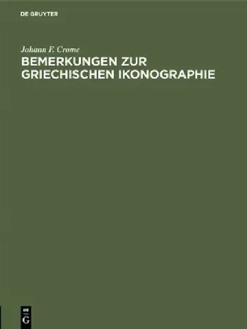 Cover of Bemerkungen Zur Griechischen Ikonographie