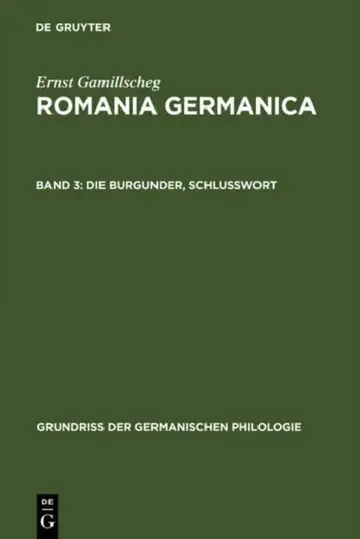 Cover of Die Burgunder, Schlußwort