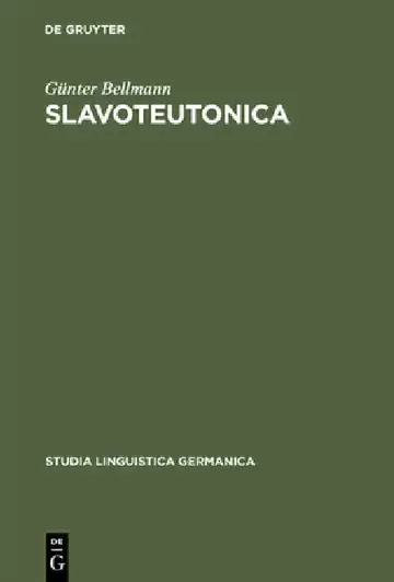 Cover of Slavoteutonica