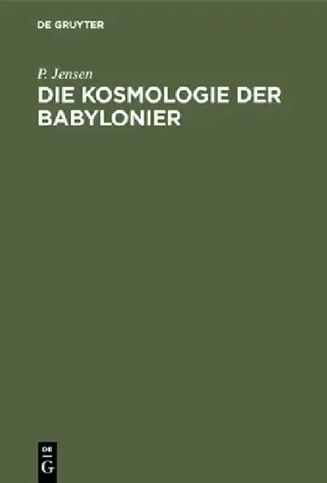 Cover of Die Kosmologie der Babylonier