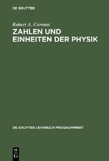 Cover of Zahlen und Einheiten der Physik