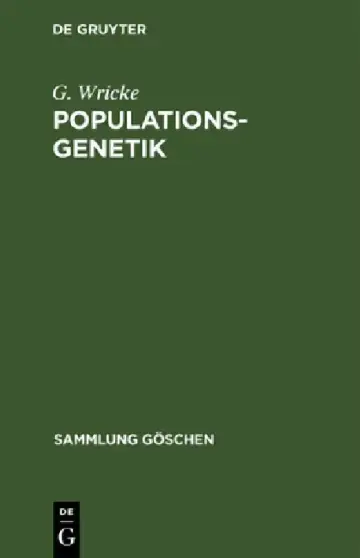 Cover of Populationsgenetik