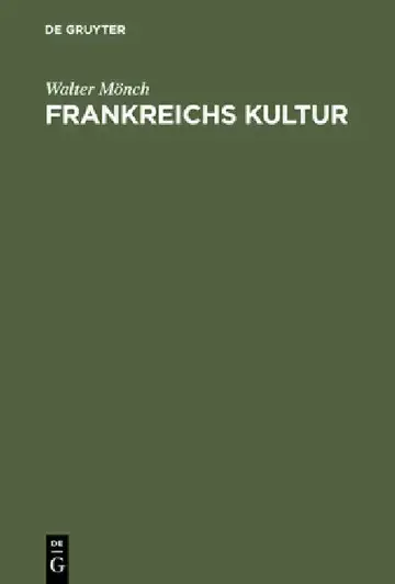 Cover of Frankreichs Kultur