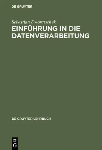 Cover of Einführung in die Datenverarbeitung