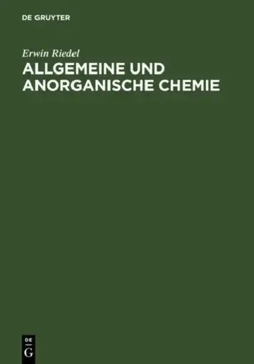 Cover of Allgemeine und anorganische Chemie