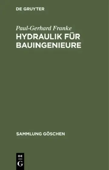 Cover of Hydraulik für Bauingenieure