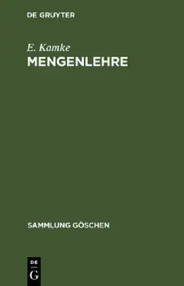 Cover of Mengenlehre