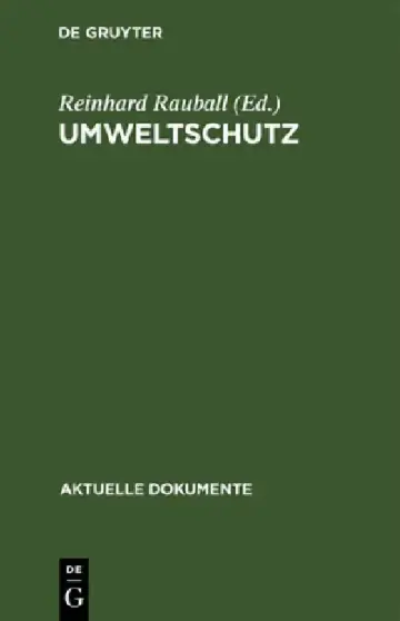 Cover of Umweltschutz