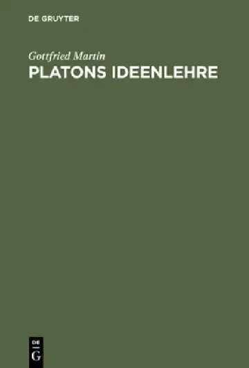 Cover of Platons Ideenlehre