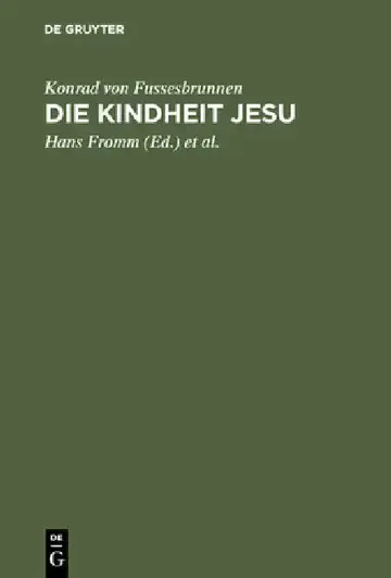 Cover of Die Kindheit Jesu
