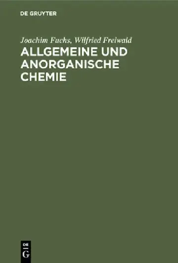 Cover of Allgemeine und anorganische Chemie
