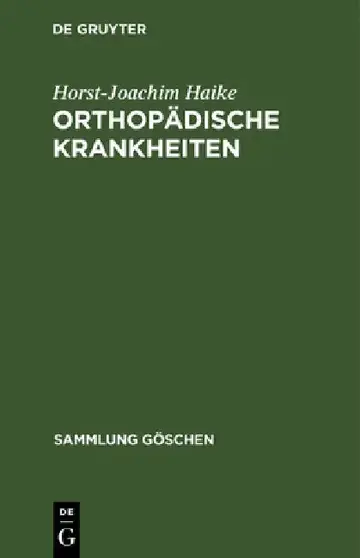 Cover of Orthopädische Krankheiten