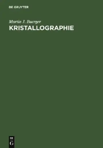 Cover of Kristallographie