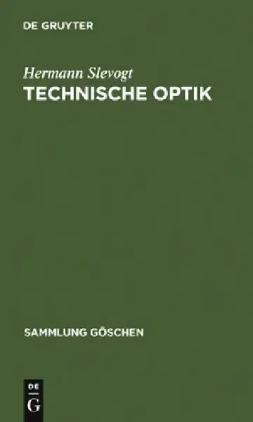 Cover of Technische Optik