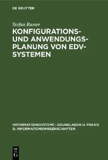 Cover of Konfigurations- und Anwendungsplanung von EDV-Systemen