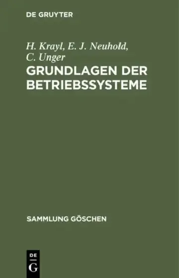 Cover of Grundlagen der Betriebssysteme