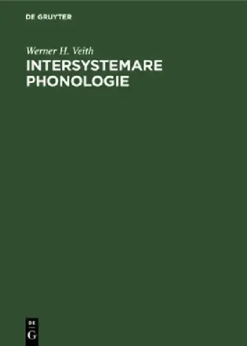 Cover of Intersystemare Phonologie