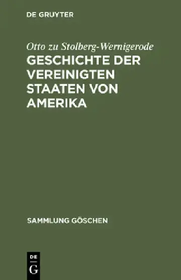 Cover of Geschichte der Vereinigten Staaten von Amerika