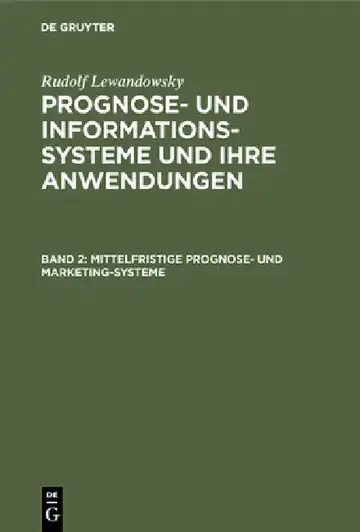 Cover of Mittelfristige Prognose- und Marketing-Systeme