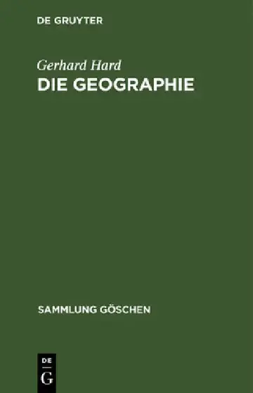 Cover of Die Geographie