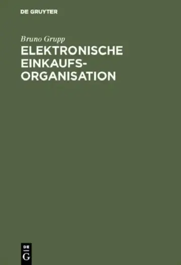 Cover of Elektronische Einkaufsorganisation