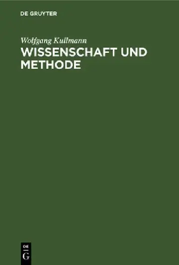 Cover of Wissenschaft und Methode