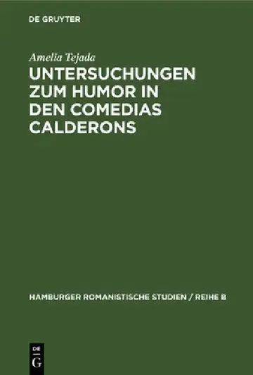 Cover of Untersuchungen Zum Humor in Den Comedias Calderons