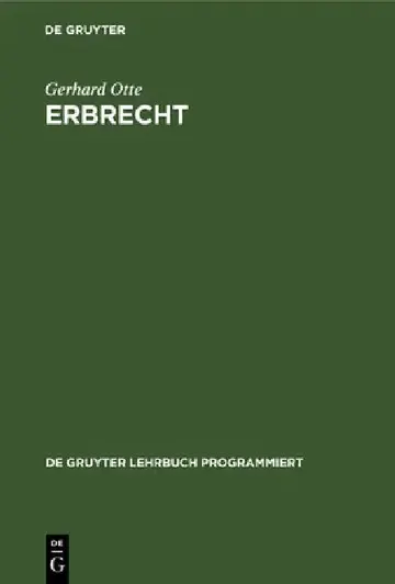 Cover of Erbrecht