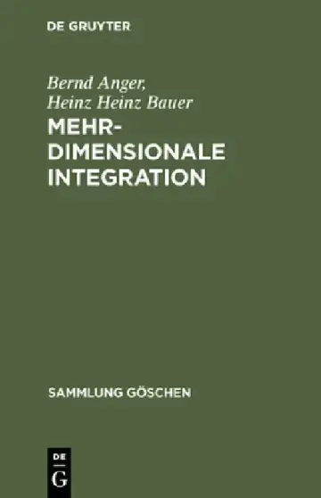Cover of Mehrdimensionale Integration