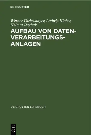 Cover of Aufbau von Datenverarbeitungsanlagen
