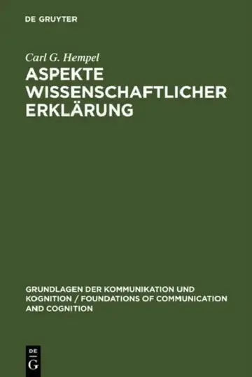 Cover of Aspekte Wissenschaftlicher Erklärung
