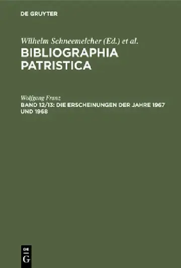 Cover of Die Erscheinungen Der Jahre 1967 Und 1968