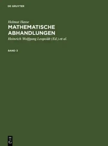 Cover of Helmut Hasse