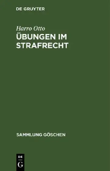 Cover of Übungen im Strafrecht