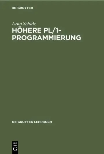 Cover of Höhere PL/1-Programmierung