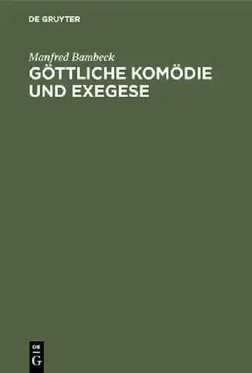 Cover of Göttliche Komödie und Exegese