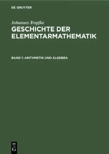 Cover of Arithmetik und Algebra