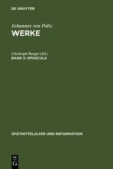 Cover of Opuscula