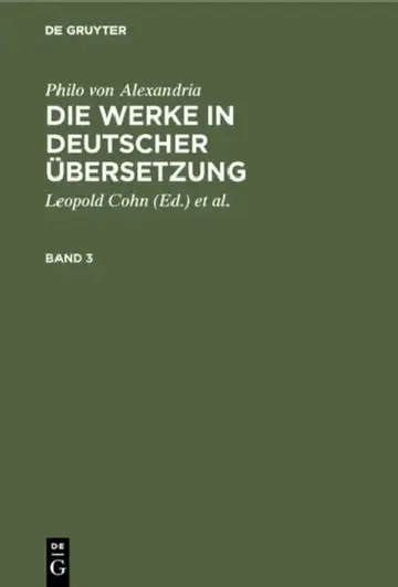 Cover of Philo von Alexandria