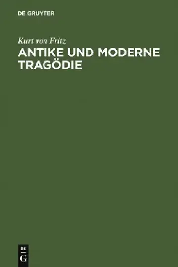 Cover of Antike und moderne Tragödie