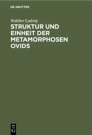 Cover of Struktur und Einheit der Metamorphosen Ovids
