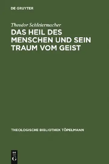 Cover of Das Heil des Menschen und sein Traum vom Geist