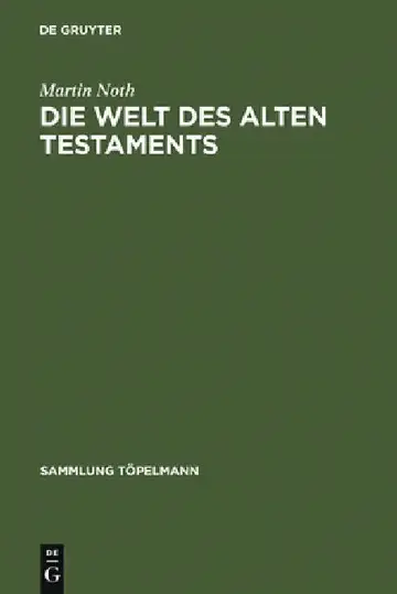 Cover of Die Welt des Alten Testaments