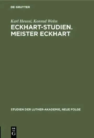 Cover of Eckhart-Studien. Meister Eckhart
