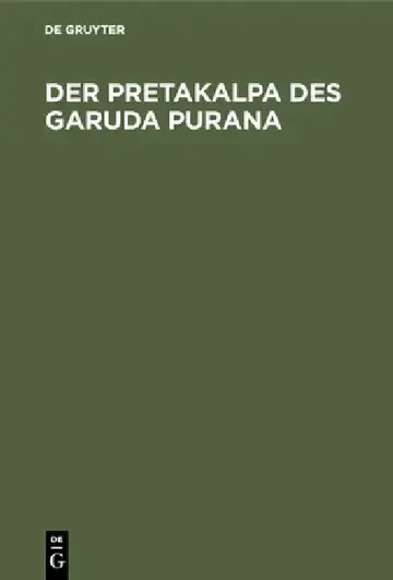 Cover of Der Pretakalpa des Garuda Purana