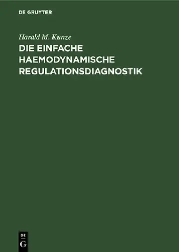 Cover of Die einfache haemodynamische Regulationsdiagnostik